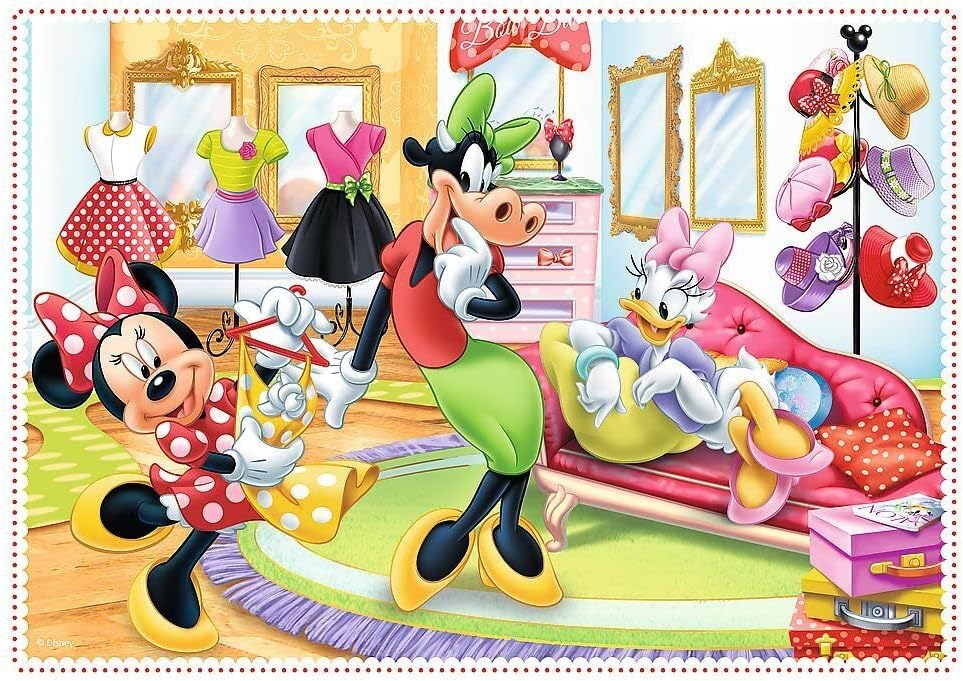 Trefl 4in1 (12, 15, 20, 24) Jigsaw Puzzle Minnie with friends / Disney Minnie Age- 3 Years & Above