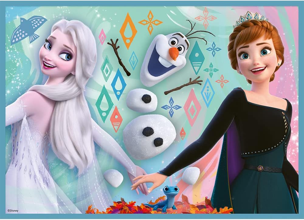 Trefl 4in1 (12, 15, 20, 24) Jigsaw Puzzle The amazing world of Frozen / Disney Frozen 2 Age- 5 Years & Above