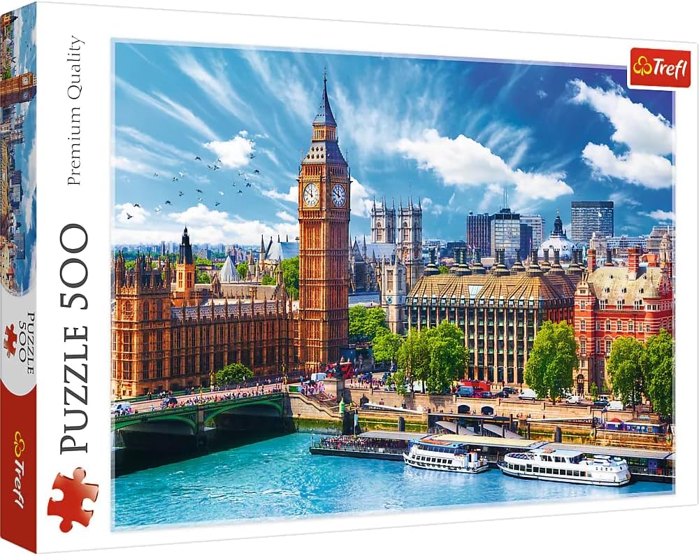 Trefl 500 Piece Jigsaw Puzzle  Sunny day in London Age- 5 Years & Above