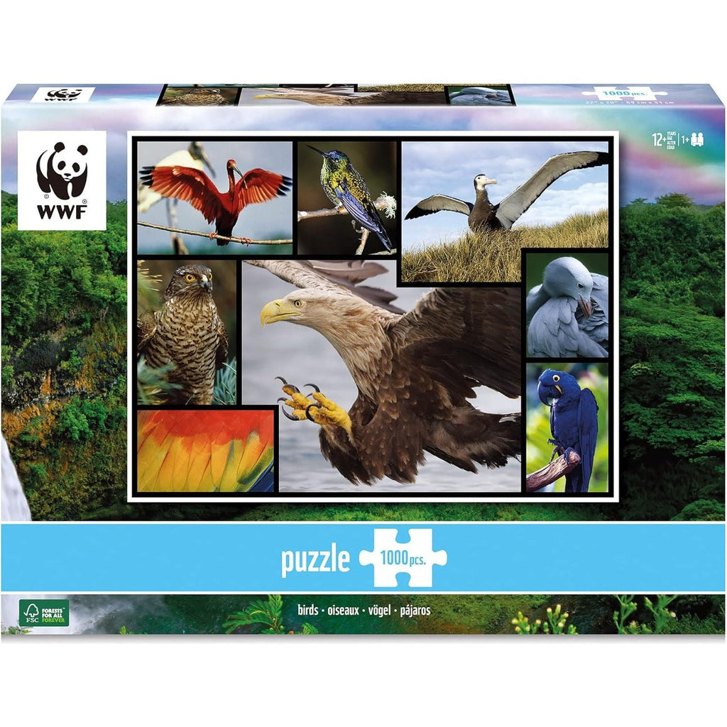 WWF 1000 Piece Kids Puzzle- Birds Age- 3 Years & Above