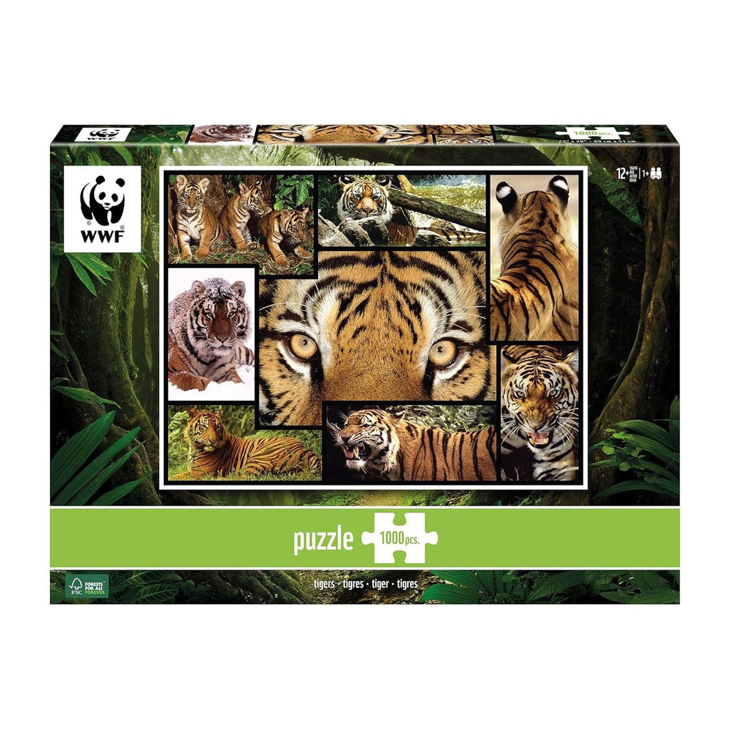 WWF 1000 Piece Kids Puzzle- Tigers Age- 3 Years & Above