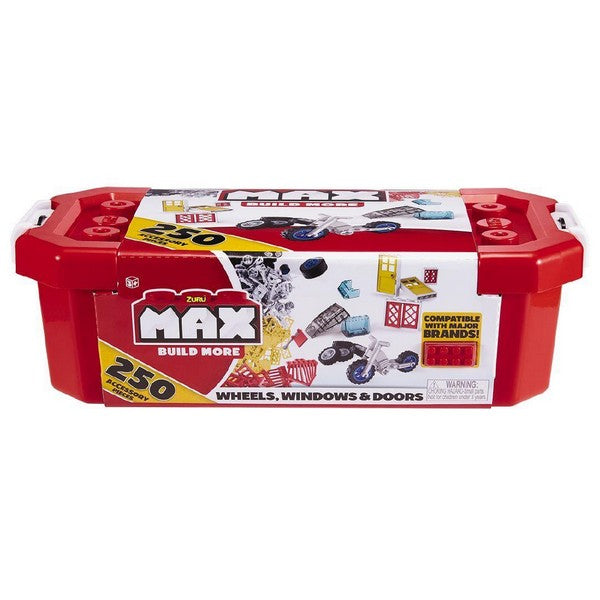 Zuru Max Construction Accessories Pack (250 Bricks) Kids Building Blocks Set 8353 Age- 5 Years & Above