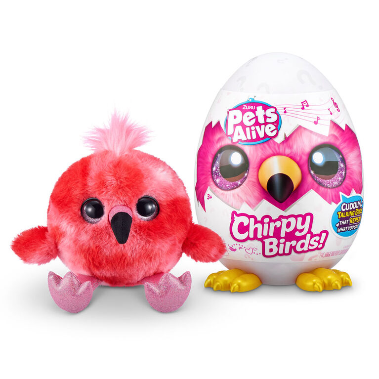 Zuru Pets Alive Interaactive Chirpy Birds with 5 Surprises 9537 Age- 3 Years & Above