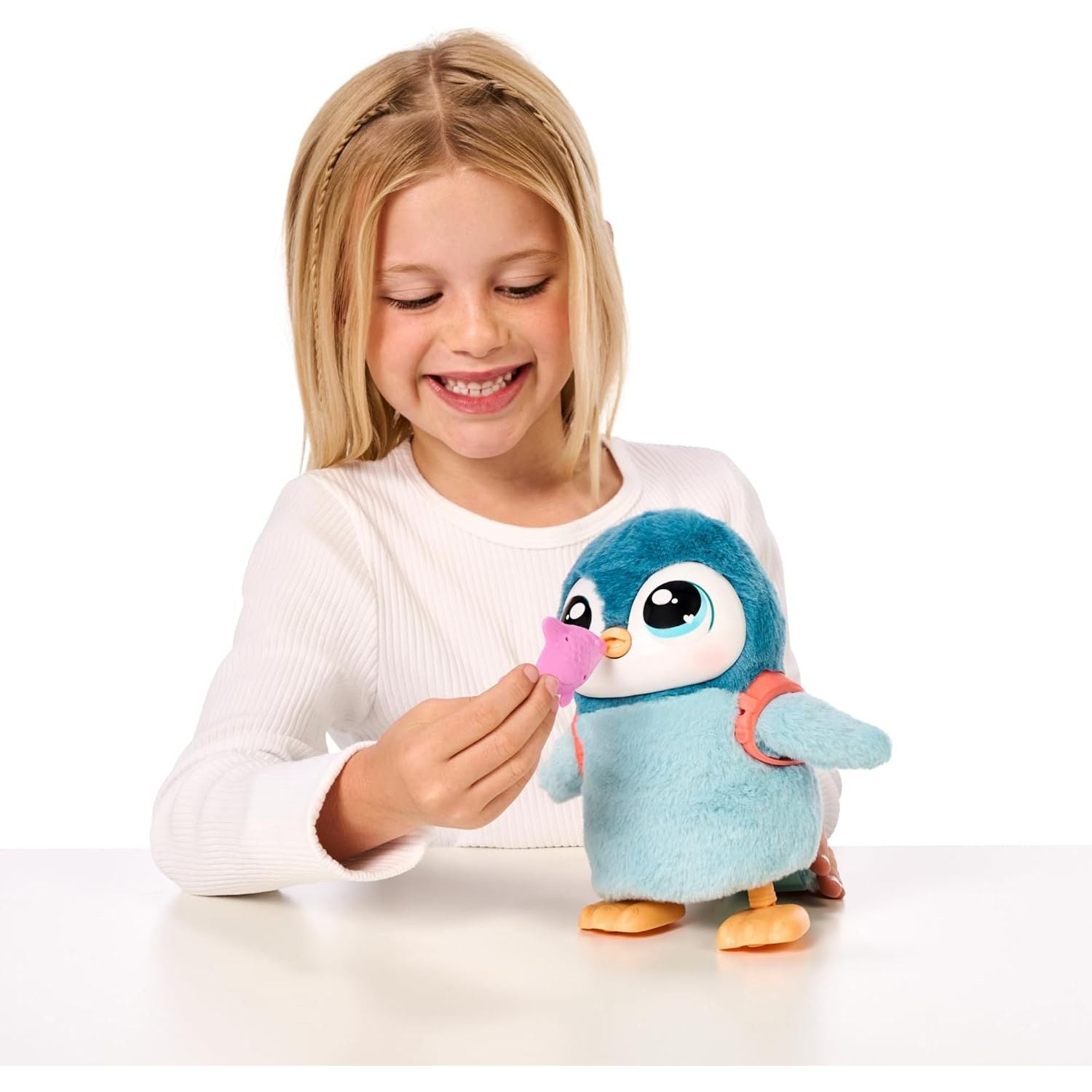 Zuru Pets Alive Penguin Interactive Animal Toy for Kids, Pretend Pet Play with Fun Movement & Sounds Age- 3 Years & Above