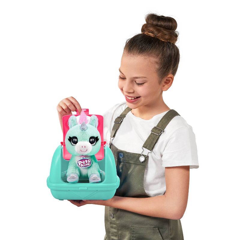 Zuru Pets Alive Surprise Interactive Plush Toy Series 2 Slumber Party Blue Age- 2 Years & Above