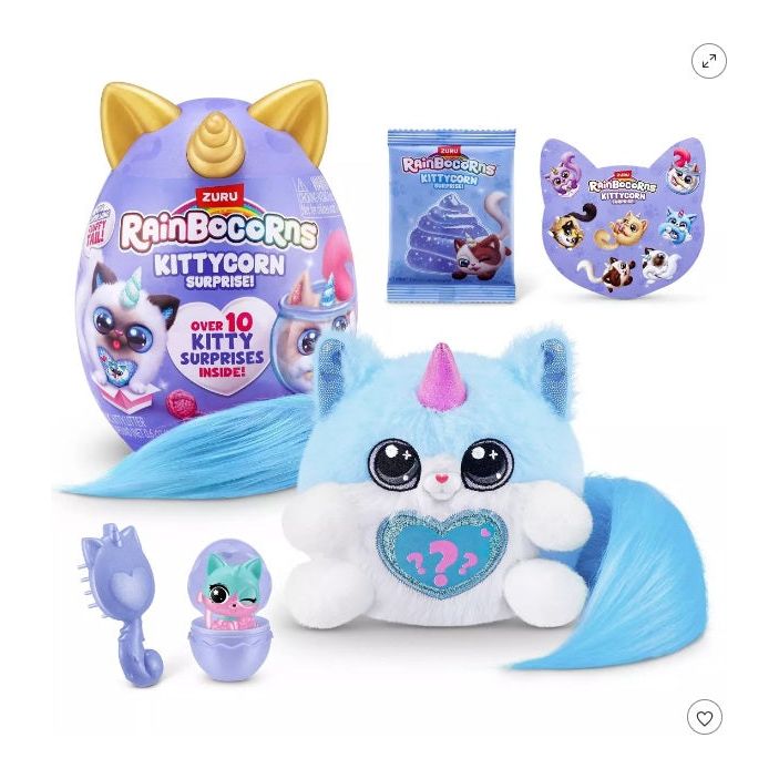 Zuru Rainbocorn Kittycorn with 10+ Surprises 92104TQ1 Assorted Multicolor Age- 3 Years & Above