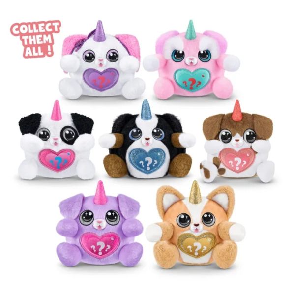 Zuru Rainbocorns Puppycorn Scented with 10+ Surprises ZUR-9298 Pink Age- 3 Years & Above