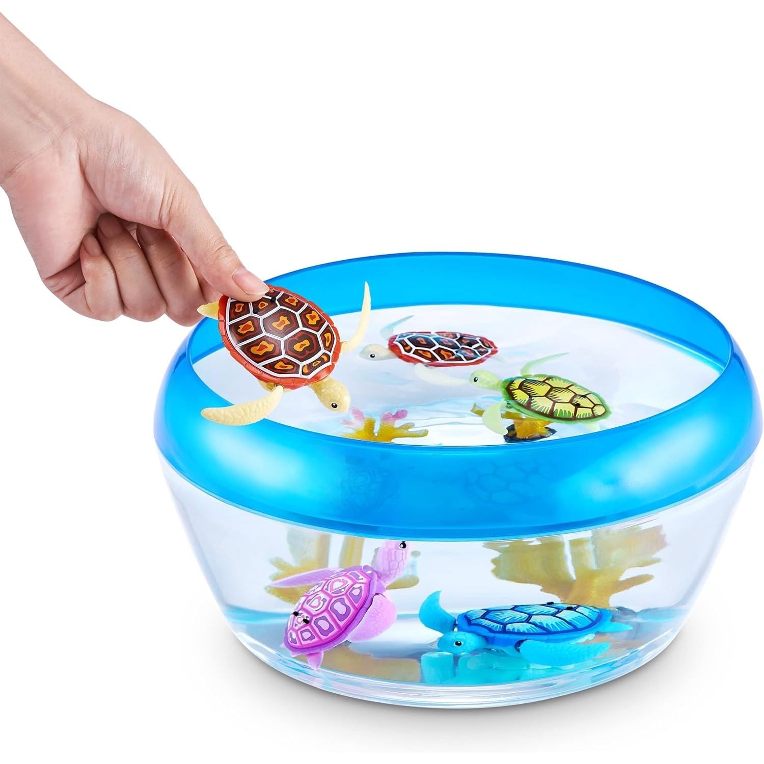 Zuru Robo Alive Turtle Robotic Turtle Toy, Water Activated Swimming Pet, Interactive Bath/Pool Play Age- 3 Years & Above