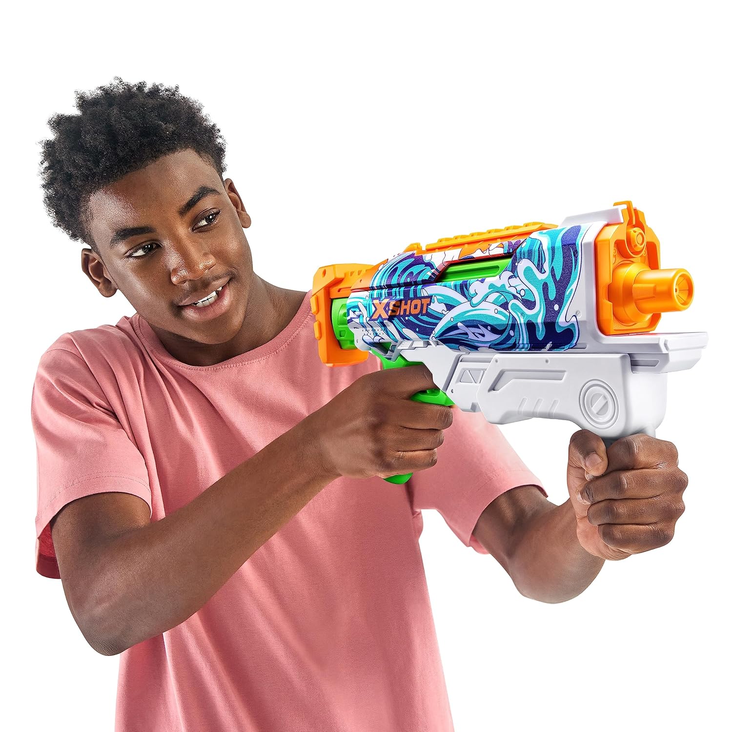 Zuru X-Shot Fast-Fill Skins Hyperload (2 Pack) Watergun Age- 8 Years & Above