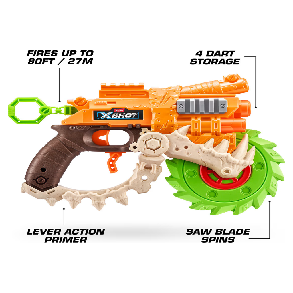 Zuru XSHOT Insanity Horrorfire Reaper X Dart Blaster 36730 Age- 8 Years & Above