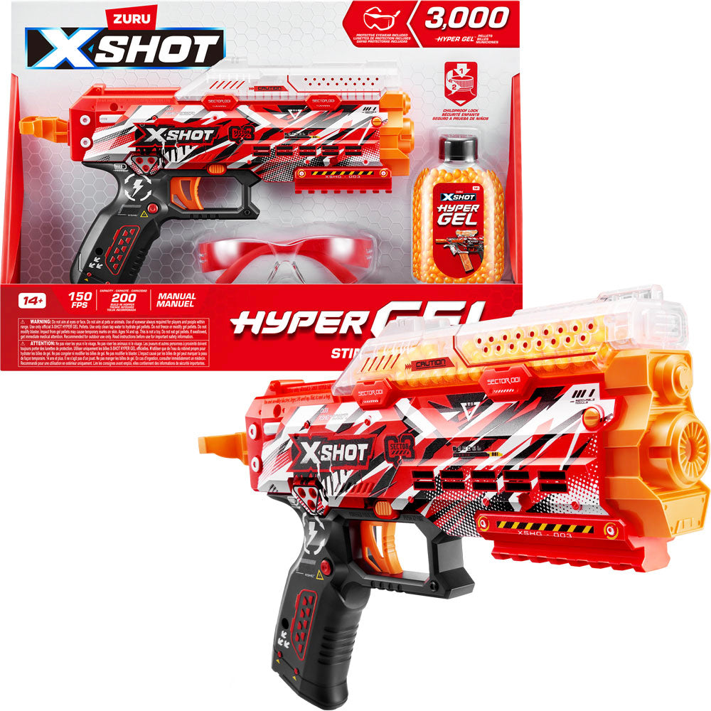 Zuru X Shot Hyper Gel Outdoor Blaster Toy for Kids, Action Play with Darts/Refill Compatibility Age- 8 Years & Above
