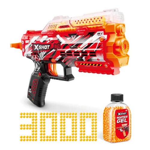 Zuru X Shot Hyper Gel Outdoor Blaster Toy for Kids, Action Play with Darts/Refill Compatibility Age- 8 Years & Above