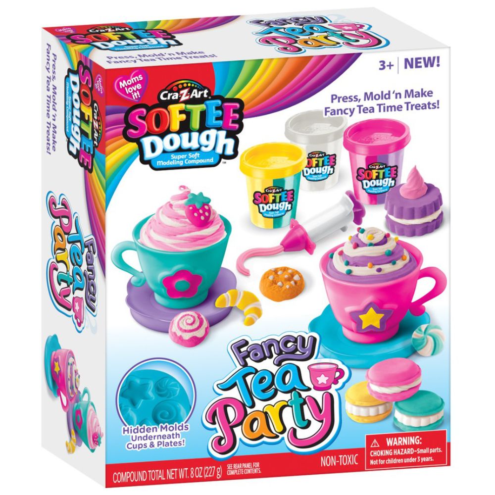 Softee Dough Fancy Tea Party Modelling Clay Playset Age- 3 Years & Above