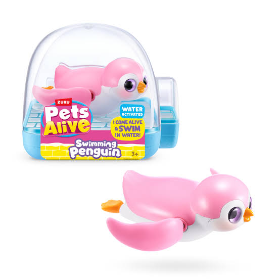 Zuru Pets Alive Penguin Interactive Animal Toy for Kids, Pretend Pet Play with Fun Movement & Sounds Age- 3 Years & Above